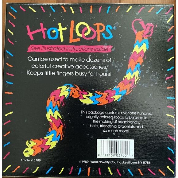 Wool Novelty Hot Loops 3700 Small Brights Armbands Bracelets Headbands Belts - Picture 2 of 4